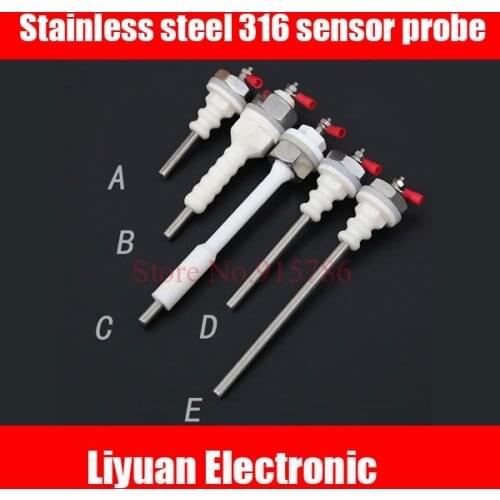 2pcs 316 stainless steel water tank water heater level probe / Water level sensor electrode sensor