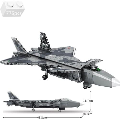 2021 NEW Military J-20 Fighter Building Blocks Kit Bricks War Plane Space Shuttle Collection Model Toys For Children Boys Gifts