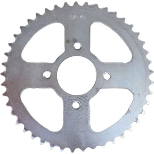 520 45Tooth 58mm Rear Chain Sprocket for Chinese ATV Quad Pit Dirt Bike Buggy Go Kart Motorcycle Motor