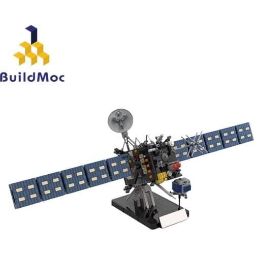 BuildMoc Space The Solar System Rosetta Comet Probe 2320PCS MOC Model Building Blocks Toys for Children DIY Toy Kids Gift Spaces