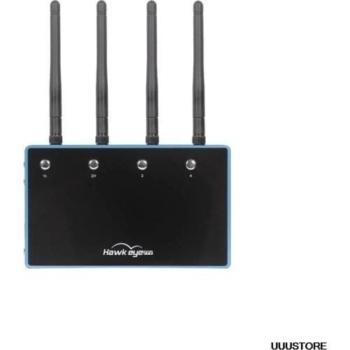 Hawkeye Four Eyes 5.8GHZ 48CH 4 Receivers HDMI Output 4,2,1 Split Screen Display 720P/1080P FPV Monitor for FPV Racing RC Drone