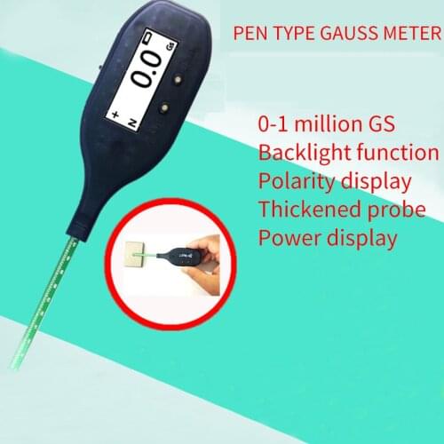 HM-001 Pen Type Gauss Meter Tesla Magnetic Pole 0.1GS Instrument Magnetometer