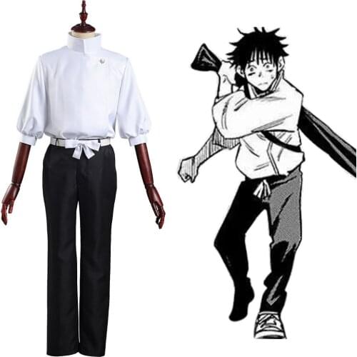 Anime Jujutsu Kaisen Yuuta Okkotsu Cosplay Costume Top Pants Outfits Halloween Carnival Suit