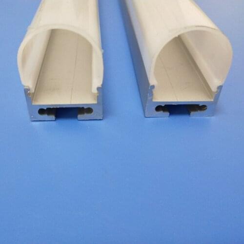 Round-Shape Cover Internal Width 17.1 Corner Mounting LED Aluminum Channel with End Caps and Mounting Clips free shipping