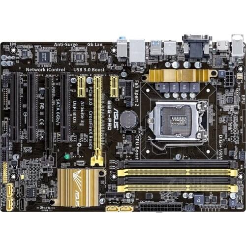 For Asus B85-PRO Desktop Motherboard B85 LGA 1150 For Core i7 i5 i3 SATA3 USB3.0 Original Used Mainboard