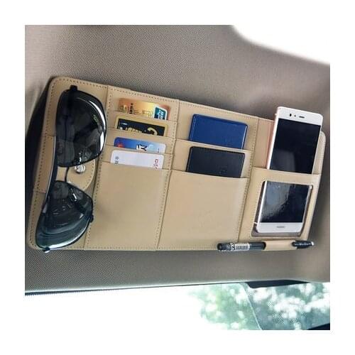 Car Drivers License Storage Bag Sunshade Storage Bag Extended Version Multi-Function Storage Bag Z2EN0001