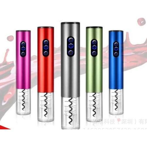 New Electric Wine Bottle Opener Kit Automatic Cordless Red Wine Corkscrew Bottle Opener Tool Foil Cutter