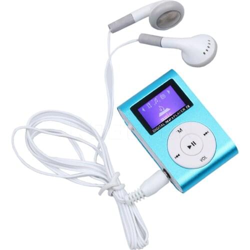 New Mini USB Clip MP3 Player LCD Screen Support 32GB Micro SD TF Card Digital Mp3 players