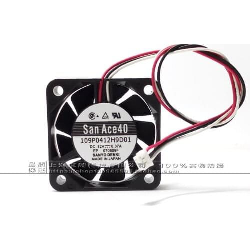 New original 4 cm 4010 fan 109P0412H9D01 12V 0.07A silent fan