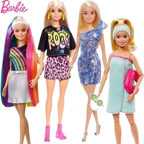 Original Barbie Fashionista Girl Toys Dress Up Princess Barbie Dolls Play House Baby Toys for Girls Brinquedos Gift Box Juguetes