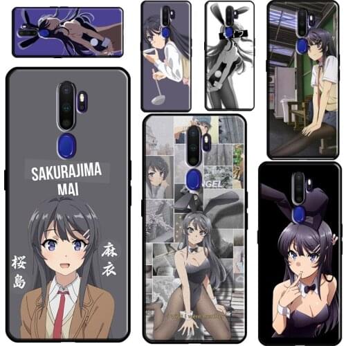Sakurajima Mai Anime Phone Case For OPPO A5 A9 A31 A53 2020 A52 A72 A15 A83 A91 A1K A5S Reno2 Z Find X2 X3 Pro