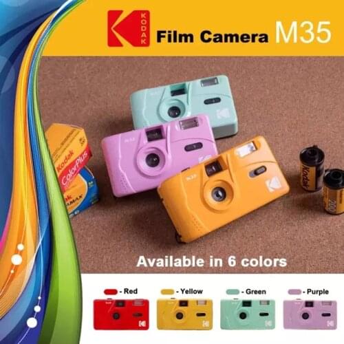Brand new Kodak film camera 35MM retro manual film camera camera non-disposable film machine with flash function repeatable