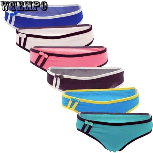 6 PCS/Set Briefs for Women Sexy Bikini Panties G-String Cotton Underpants Woman Pantys Underwear Lingerie Ladies