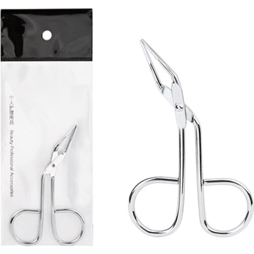 1Pcs Scissor Type Eyebrow Tweezer Fine Hairs Puller Eye Brow Nose Hair Removal Beauty Makeup Tools Accessories