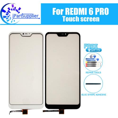 5.84 inch for REDMI 6 PRO Touch Screen Glass 100% Guarantee Original Digitizer Glass Panel Touch Replacement For REDMI 6 PRO