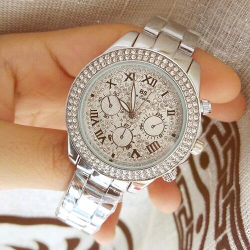 Rose Gold Inexpensive Branded Watches for Women Luxury Brand New Japanese Quartz Wristwatch Ladies Silver Bracelet Watch 2020