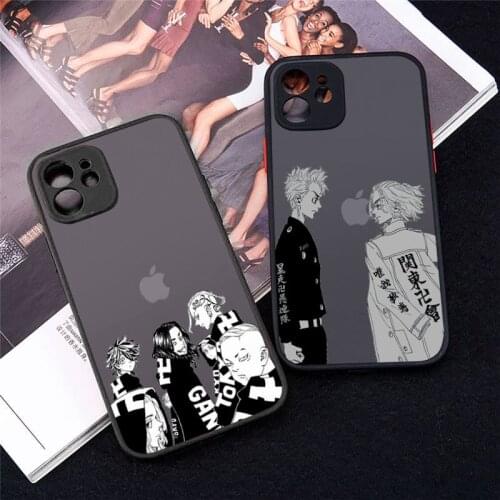 Tokyo Revengers Phone Case For iPhone 12 11 Mini Pro XR XS Max 7 8 Plus X Matte transparent cover