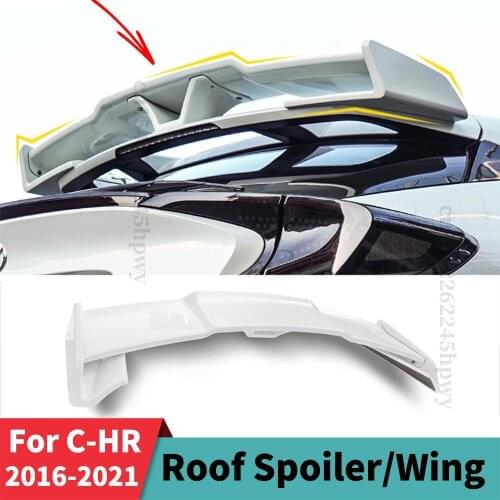Air Deflector Splitter Diffuser Roof Rear Spoiler Wing Body Kit Decoration For Toyota C-HR CHR 2016 2017 2018 2019 2020 2021