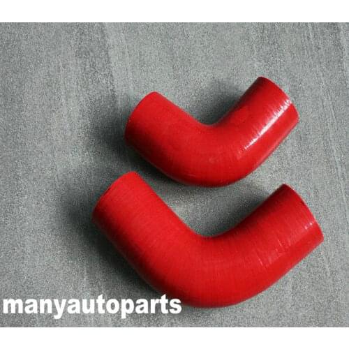 FOR Mazda RX-7 RX7 FC3S 13B-DEI S4 S5 86-91 Turbo-II Silicone Intercooler Hose Kit RED