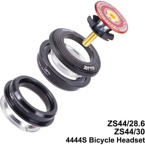 MTB Bike Road Bicycle Headset 44mm 44mm CNC 1 1/8" 28.6 Straight Tube fork Internal ZS44 SEMI-INTEGRATED Headset 4444S