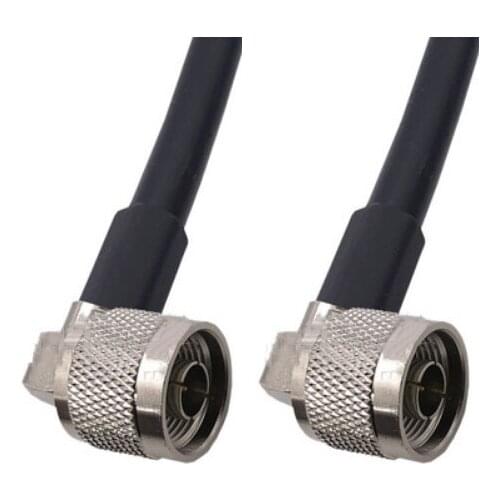 RG58 Cable N Male to N Male Right Angle Connector WiFi Antenna Extension Pigtail jumper cable