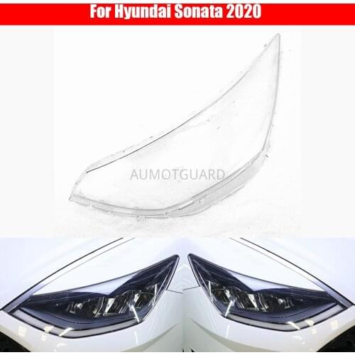 Car Headlight Cover For Hyundai Sonata 2020 Headlamp Lens Replacement Auto Shell