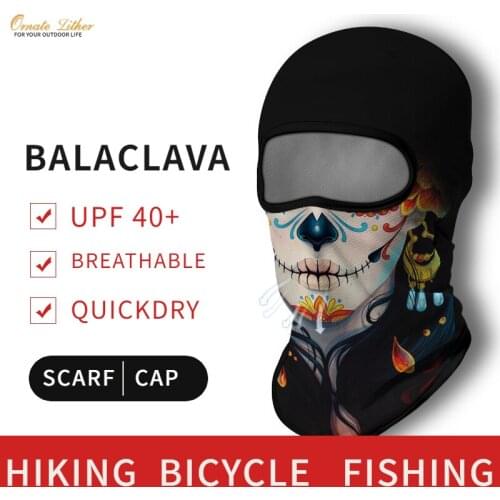 Breathable Pasamontanas Summer Thin Balaclava Motorcycle Face Shield Women Mask Bandana Hunting Fishing Headscarf Sun Protection
