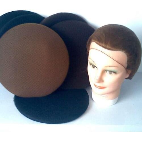 Invisible hair nets disposable hairnet 20inch brown color dancing hair net with elastic edge 144pcs