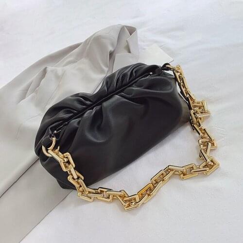 Popular New Summer Net Red Envelope Package Foreign Female Bag Fashion Single Shoulder Bag Fold Armpit Cloud Bag For Women