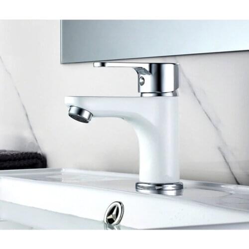 Basin Faucet Mixer Double Water Inlet Bathroom Tap