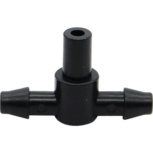 6mm Nozzle Tee Connectors Homebrew Garden Irrigation System Watering Spray Nozzle Fittings for 4/7 mm Hose 50 Pcs