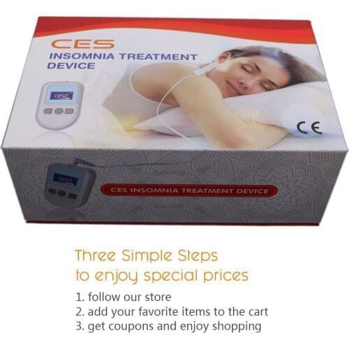 Sleeping Aids CES Therapy Device for Sleepless No Sleep Migraine Headache Anxiety and Insomnia Menopausal Anxiety