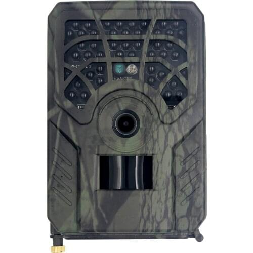 Trail Camera 720P HD, IP54 Waterproof Hunting Camera with 120° Wide Angle Lens, Night Vi-sion IR LED, 15M Day and Distance