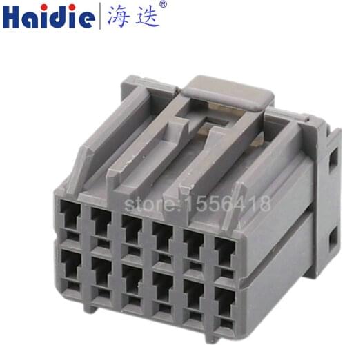 2sets auto 12pin auto plug electrical plastic plug equivalent connector 174913-6