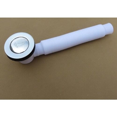 1SetBathroom Bathtub Pop Up Drain Shower Room Basin Sink Waste Drain Bath Filter Waste Finished Drainer