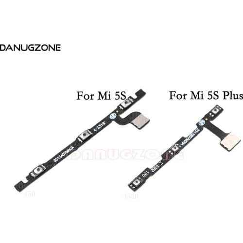 30PCS/Lot For Xiaomi Mi 5S Plus Mi5S Power Switch On / Off Button & Volume Button Flex Cable