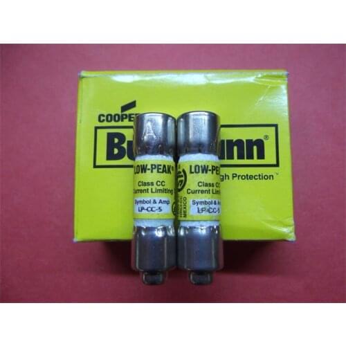 Free shipping 10pcs LP-CC-5 LOW-PEAK American BUSSMANN 10X38 delay fuse / fuse 5A genuine