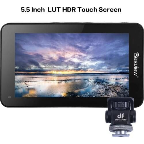 Besview R6 5.5 Inch Monitor 2800nits 4K HDMI-compatible FHD 1920x1080 3D LUT Touch Screen on Camera Field Monitor for DSLR