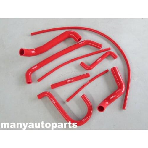 FOR FORD FALCON AU1 AU2 AU 1/2 4.0L 6 CYL 1998-2002 silicone radiator coolant hose RED