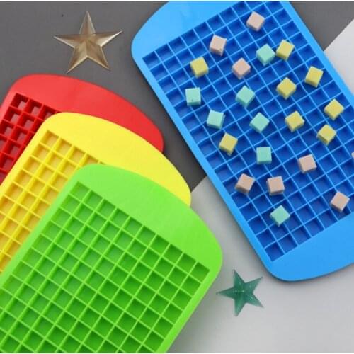 DIY Household Silicone Ice Tray Ice Cube Mold Mini Square 160 Cavity Silicone Ice Mold