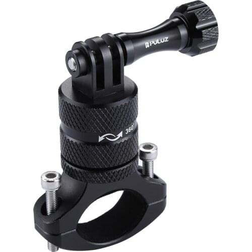 Action Cameras 360 Degree Rotation Bike Aluminum Handlebar Adapter Mount with Screw for GoPro HERO9 Black 8 Black for DJI OSMO