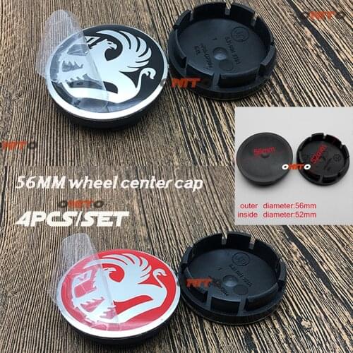Good Quality 56mm 2.2inch VAUXHALL logoLabel Car Emblem Decal Decoration Wheel Center Hub Cap Rim Covers 4pcs/set Car Styling