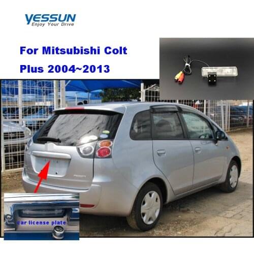 Yessun Car License plate camera For Mitsubishi Colt Plus 2004~2013 camera Parking Assistance