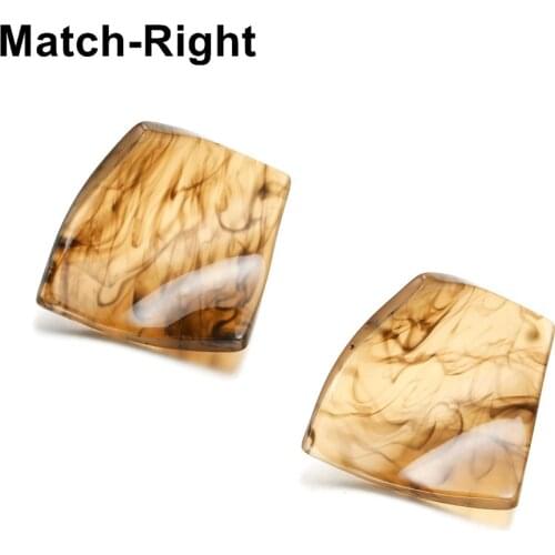 Match-Right Fashion Trendy Earrings for Women Big/Acrylic/Statement/Stud/Korean/Geometric Earrings Women Jewelry Gifts P614