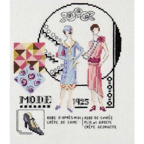 100% cotton threads Elegant lady Patterns Counted Cross Stitch 11CT 14CT 18CT DIY Cross Stitch Kit Embroidery Needlework Sets
