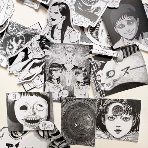 30PCS Horror Comics Sticker DIY Scrapbooking Bottom Collage Phone Computer Diary Happy Planner Decoration Sticker