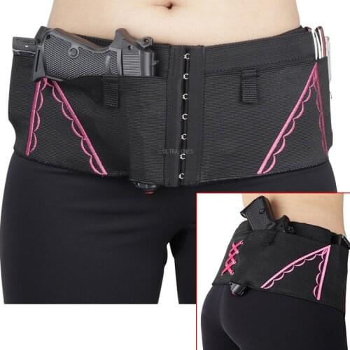 Hunting Gun Holster Concealed Carry Waist Belt Holster for Women Shooting Training Cs for Glock14 19 26 42 Sig Sauer Ruger S&W