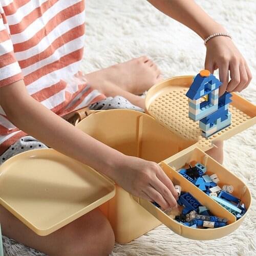 Portable Building Block Snack Storage Box Childrens Portable Toy Storage Box Baby Sundries Storage And Sorting Box