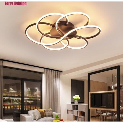Modern wall mounted LED chandelier is used in living room, study, bedroom, 110 220 V dimming, interior lighting is novel