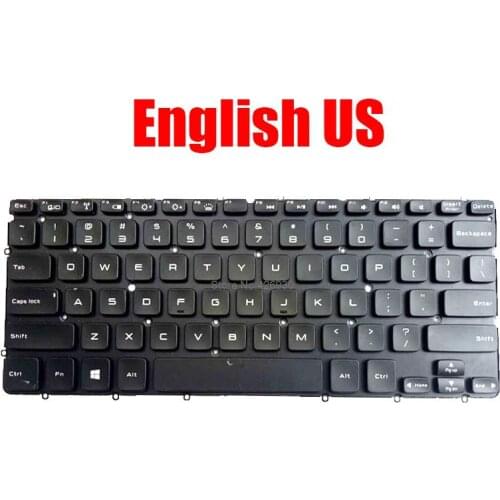 US Laptop Keyboard For DELL For XPS 13 L322X L321X 9333 12 9Q23 9Q33 9Q34 L221X English MP-11C73USJ920 0MH2X1 MH2X1 backlit new